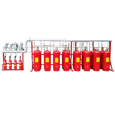 Sistema de extinção de incêndio HFC227ea FM200 40L - 180L Extintor de incêndio de heptafluoropropano