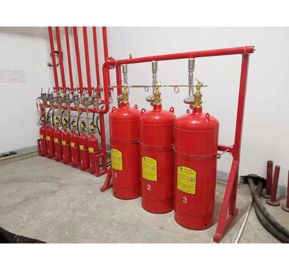 Sistema de supressão de gás Hfc227ea FM200, vermelho, inodoro, de alta segurança, ecológico