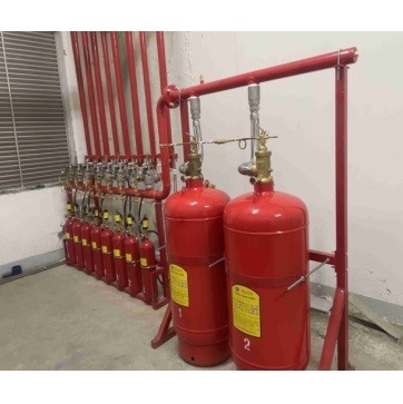Sistema de rede de tubulação FM200 inodoro Agente de limpeza HFC227ea Sistema de supressão de incêndio