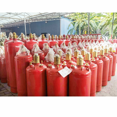 Cor Vermelha Fm200 Cisterna de gás 4.2MPa / 5.6MPa Contenedor de supressão de incêndio