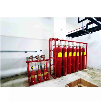 Sistema de prevenção de incêndio por gás inerte 100L vermelho IG 100 Sistema de supressão de incêndio