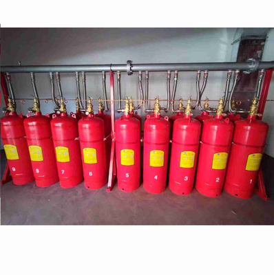 90L FM200 Pressão de trabalho do cilindro 5,6Mpa Red FM200 Containers