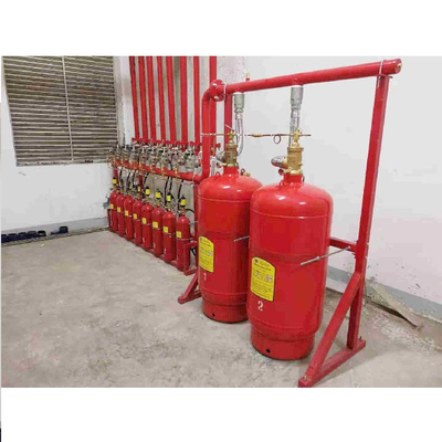 Equipamento de extinção de incêndio a gás de 180L de inundação fechada Fm 200 extintor