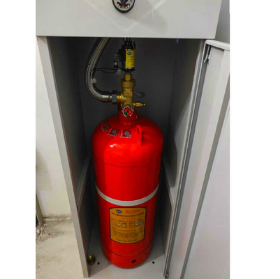 Sistema de extinção de incêndio a gás FM200 40L 33kg com protecção multizona