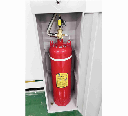 Heptafluoropropano Fm200 Sistema de Combate a Incêndios de Zona Única de Controle com cilindros de 90L