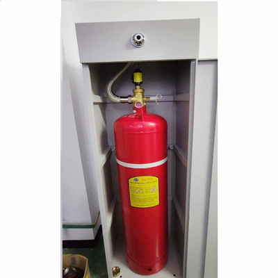 Sistema de supressão de incêndio do armário FM200 Vermelho para nível de proteção contra incêndios A B C Incêndios taxa máxima de enchimento 0,95 kg/l