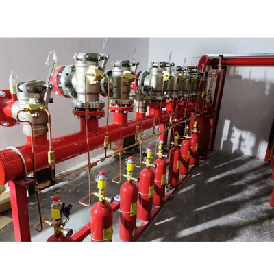 Sistema de supressão de gás FM200 de zona única Extintor automático de incêndio Fm200