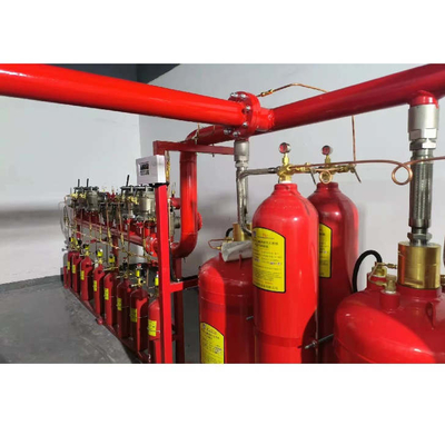Sistema de supressão de gás FM200 de zona única Extintor automático de incêndio Fm200