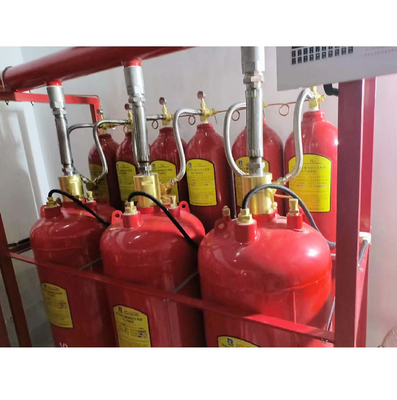 Sistema de supressão de gás FM200 de zona única Extintor automático de incêndio Fm200
