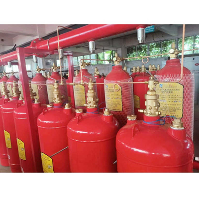 Hfc227ea Sistema de supressão de incêndio cilindro 4.2mpa / 5.6mpa Gerenciamento de zonas opcionais