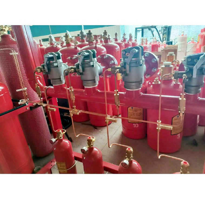 Equipamento de protecção contra incêndio de heptafluoropropano FM200 Sistema de rede de tubos