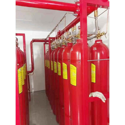 90L 15MPa 20MPa IG100 Sistema de supressão de incêndio por azoto Tipo de rede de tubulação vermelha