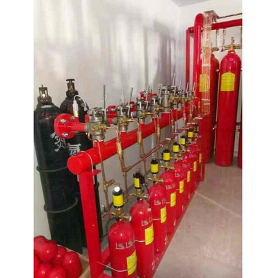 90L 15MPa 20MPa IG100 Sistema de supressão de incêndio por azoto Tipo de rede de tubulação vermelha