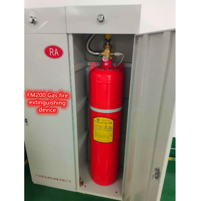 Hfc227ea FM200 Sistema de gabinete de inundação total Agente limpo máquina extintora de incêndio
