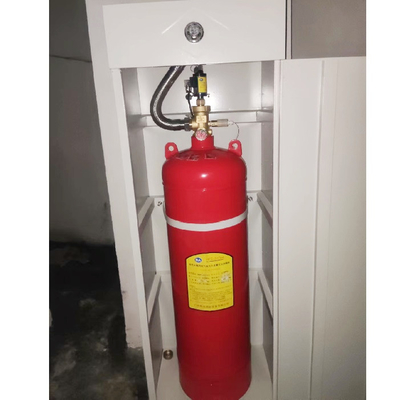 Extintor de incêndio a gás de 100L FM200 com armário único