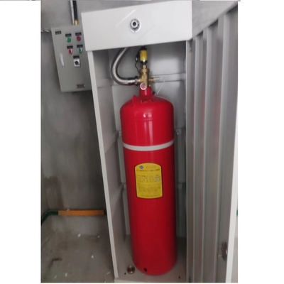 Extintor de incêndio de gabinete FM200 de 100L com bocal Agente de extinção de incêndio rápido e eficaz