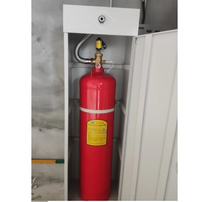 Extintor de incêndio de gabinete FM200 de 100L com bocal Agente de extinção de incêndio rápido e eficaz