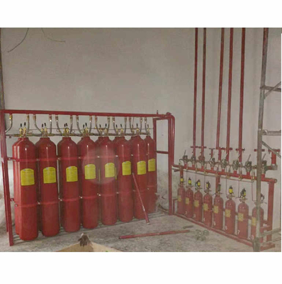 Sistema automático de alarme de incêndio de 80L 15MPa IG541 Sistema fechado de extinção de incêndio