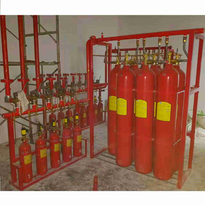 Sistema automático de alarme de incêndio de 80L 15MPa IG541 Sistema fechado de extinção de incêndio