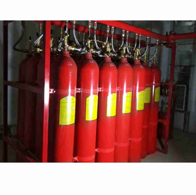 Sistema de extinção de incêndio vermelho IG100 20MPa Sistema de extinção de incêndio a gás misto