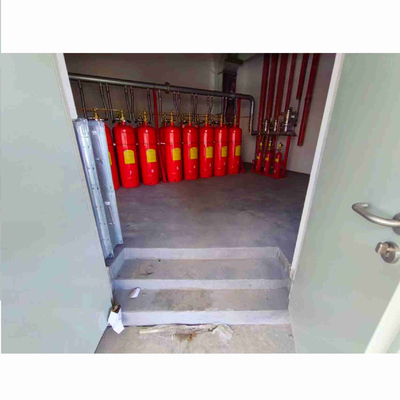 Sistema de extinção de incêndio vermelho IG100 20MPa Sistema de extinção de incêndio a gás misto