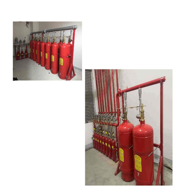 Sistema de supressão de gás FM200 de alta pressão 4.2Mpa / sistema de extinção de incêndio de 5,6Mpa