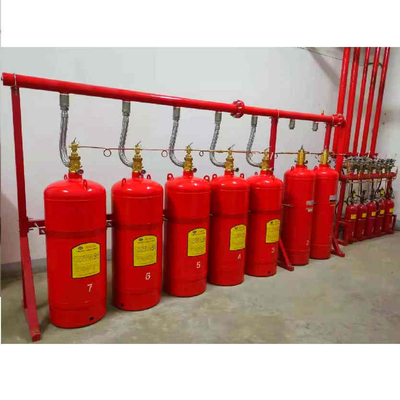 Sistema de tubulação vermelho FM200 4.2MPa / 5.6MPa Sistema de supressão de incêndio a gás misto