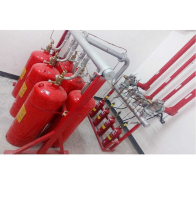 Sistema de supressão de gás FM200 Tipo de rede de gasodutos não poluentes