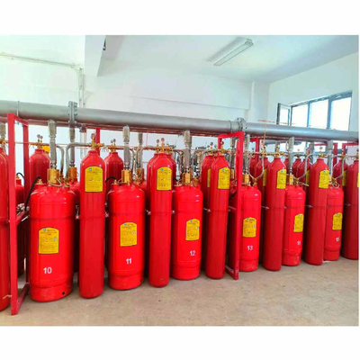 Sistema de fluxo de pistão FM200 sem poluição e sem cheiro Sistema automático de extinção de incêndio