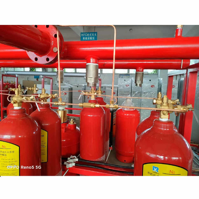 Sistema de fluxo de pistão FM200 totalmente automático Sistema de extinção de incêndio para sala de máquinas