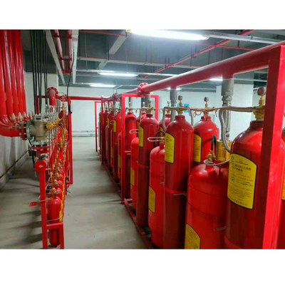 Heptafluoropropano FM200 Sistema de fluxo de pistão de supressão de incêndio da sala de computadores