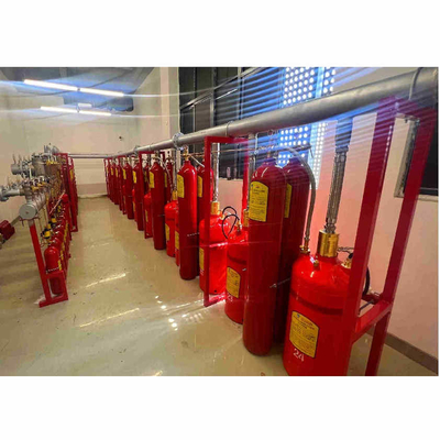 4.2MPa 5.6MPa FM200 Sistema de fluxo de pistões 120L Equipamento de extintor de incêndio