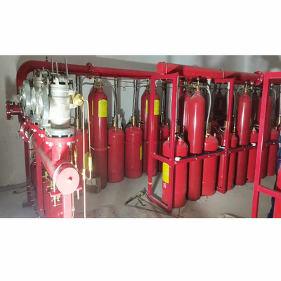 Sistema de fluxo de pistão FM200 inodoro Sistema de extinção de incêndio a gás para salas múltiplas