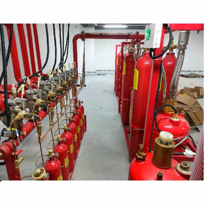 Sistema de fluxo de pistão de tipo FM200 de tubulação Sistema de supressão de gás de heptafluoropropano