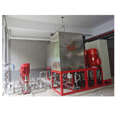 Sistema de refrigeração e sufocação de neblina de água para espaços confinados